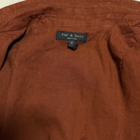 Rag & Bone Women's Slade Linen-Blend Vest Size 4 - Picture 10 of 14